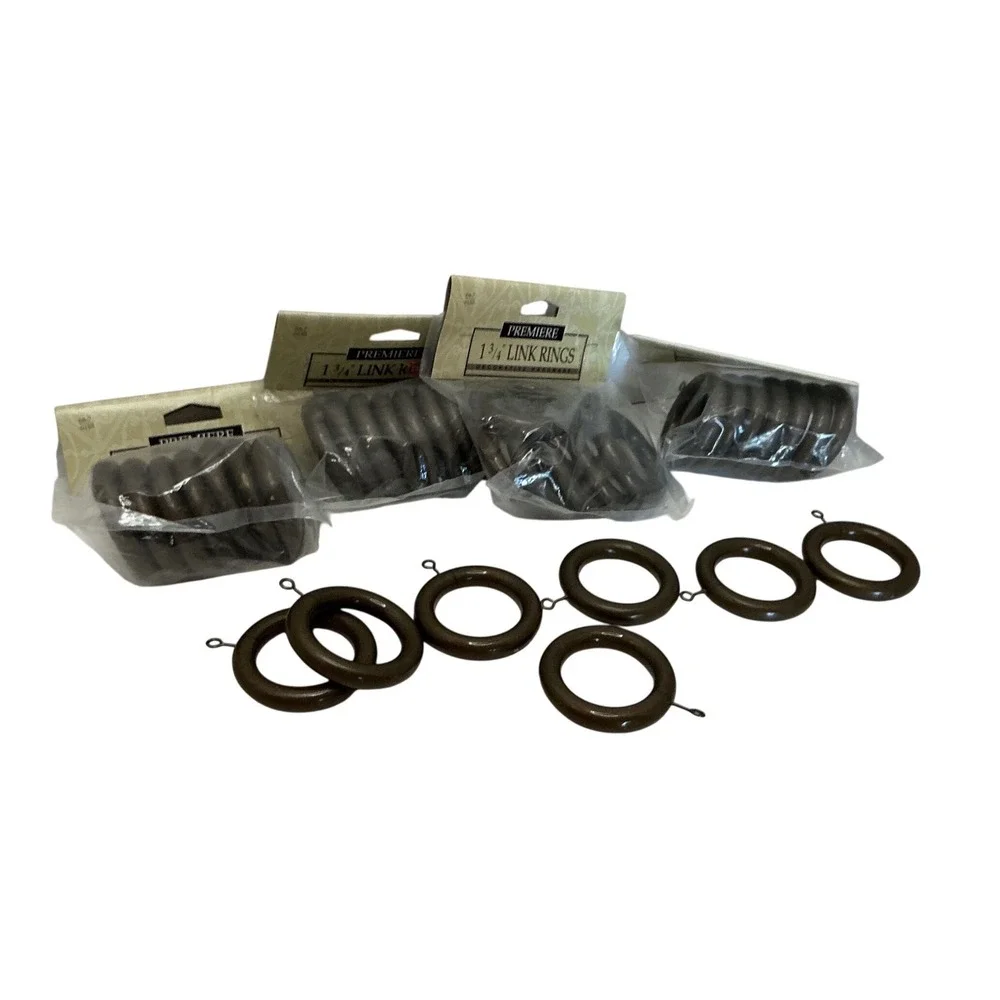 Premiere Vintage Curtain Link Rings 1.75